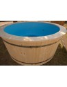 220 cm Plastikinis kubilas su egline medienos apdaila 220 cm Plastikinis kubilas su egline medienos apdaila