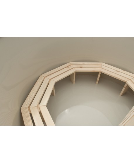 Pigiau! Plastikinis kubilas su egline apdaila 150cm Pigiau! Plastikinis kubilas su egline apdaila 150cm