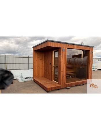 Moderni kvadratinė sauna